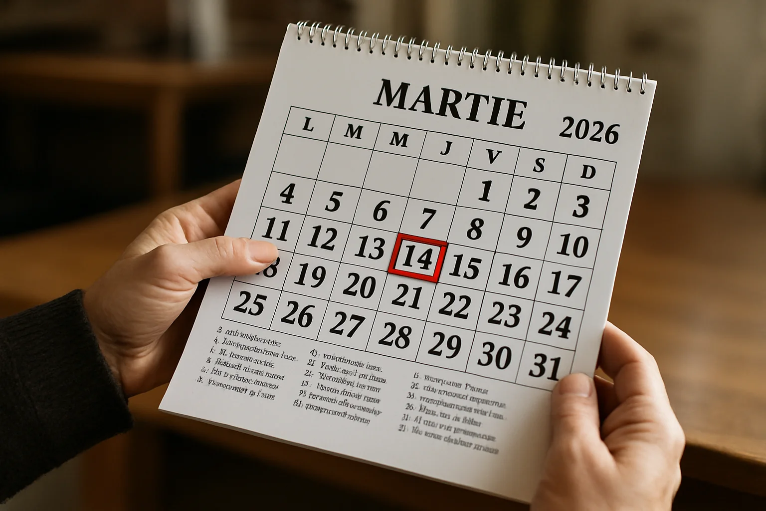 Calendar ortodox – 2026-03-14