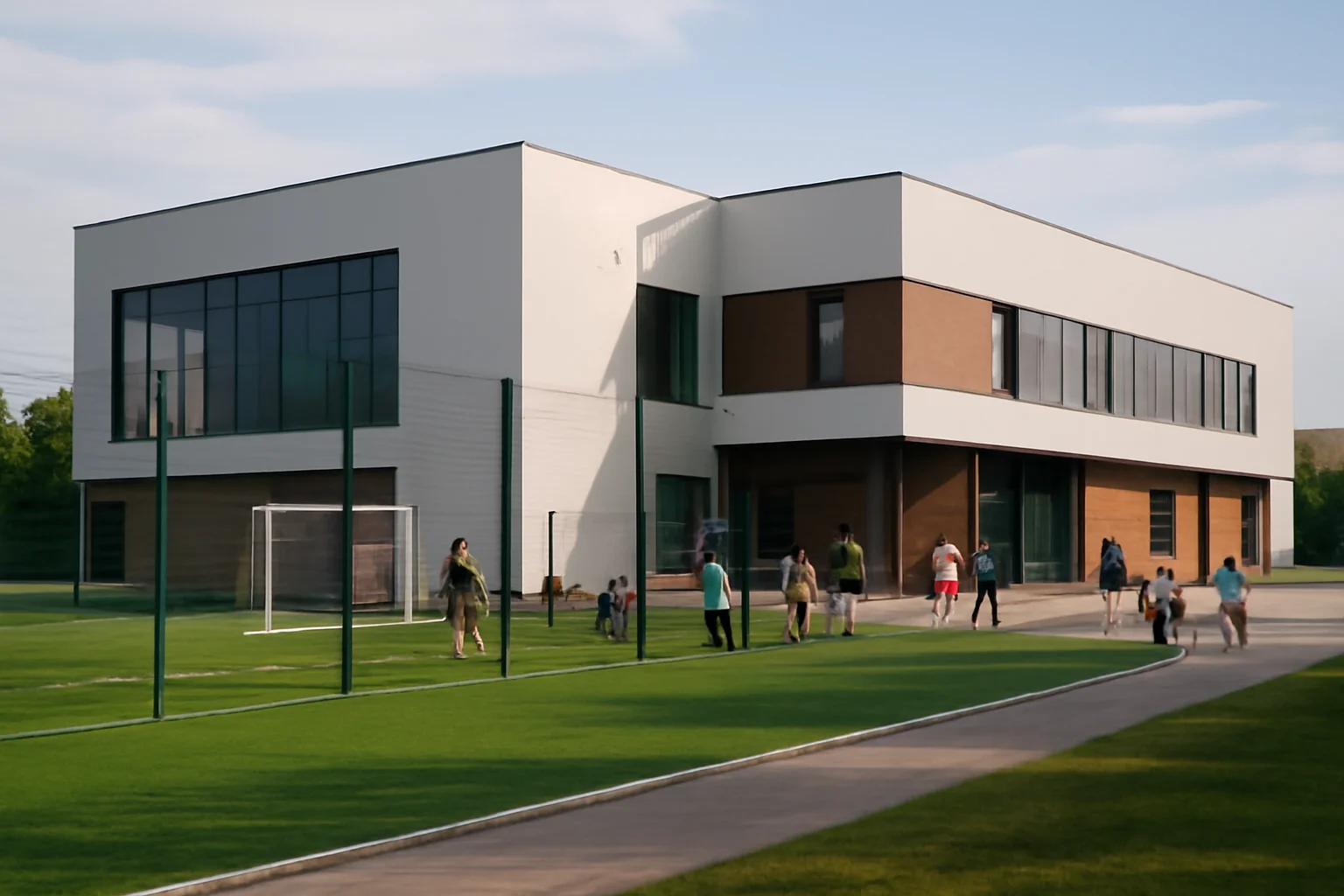 Complex sportiv multifuncțional și centru comunitar integrate anunțate lângă Timișoara, la Giroc
