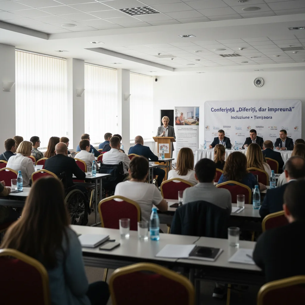 Conferința „Diferiți, dar împreună” aduce la Timișoara teme de incluziune și diversitate