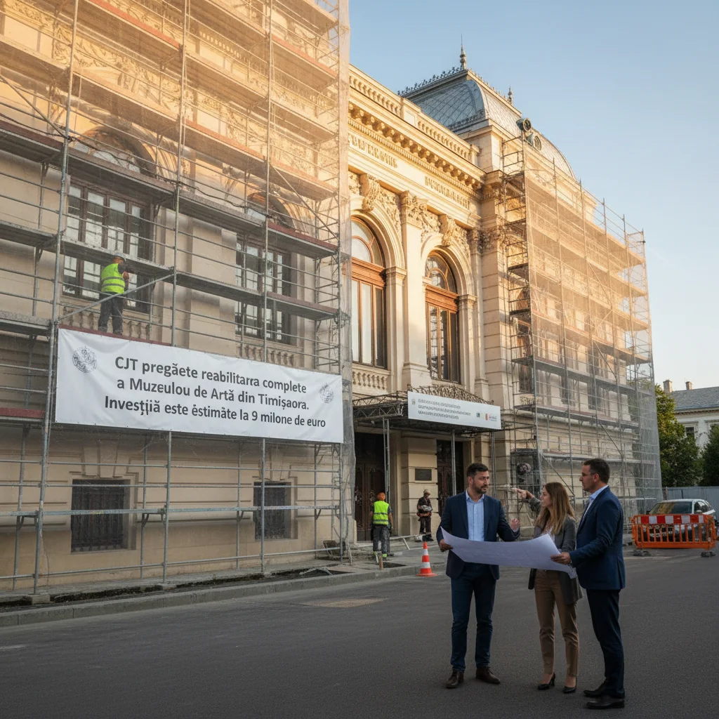 Consiliul Județean Timiș va moderniza integral Muzeul de Artă, cu o investiție de 9 milioane euro