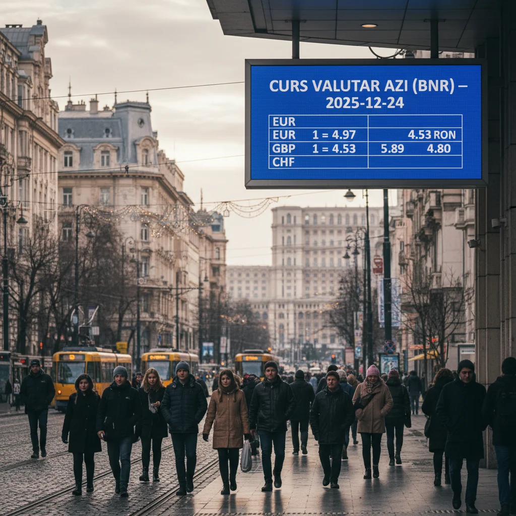 Curs valutar azi (BNR) – 2025-12-24