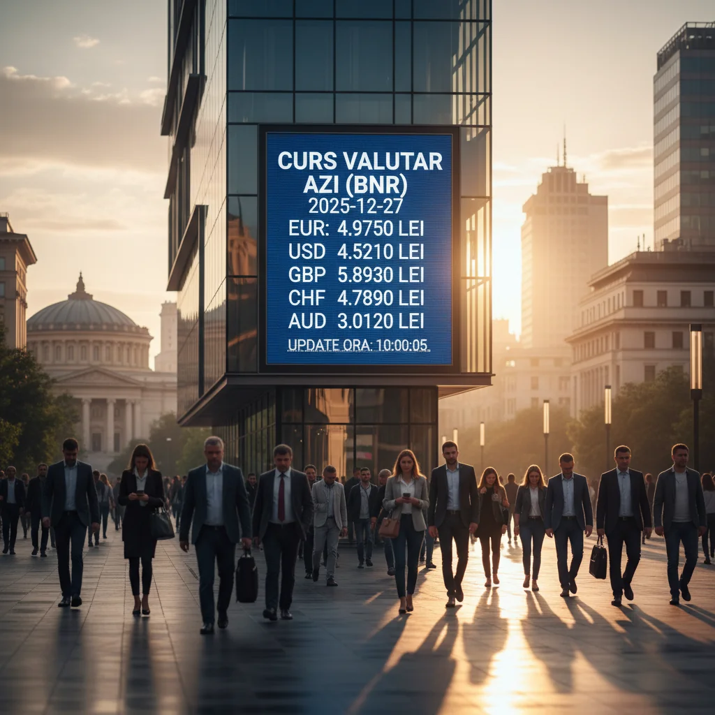 Curs valutar azi (BNR) – 2025-12-27