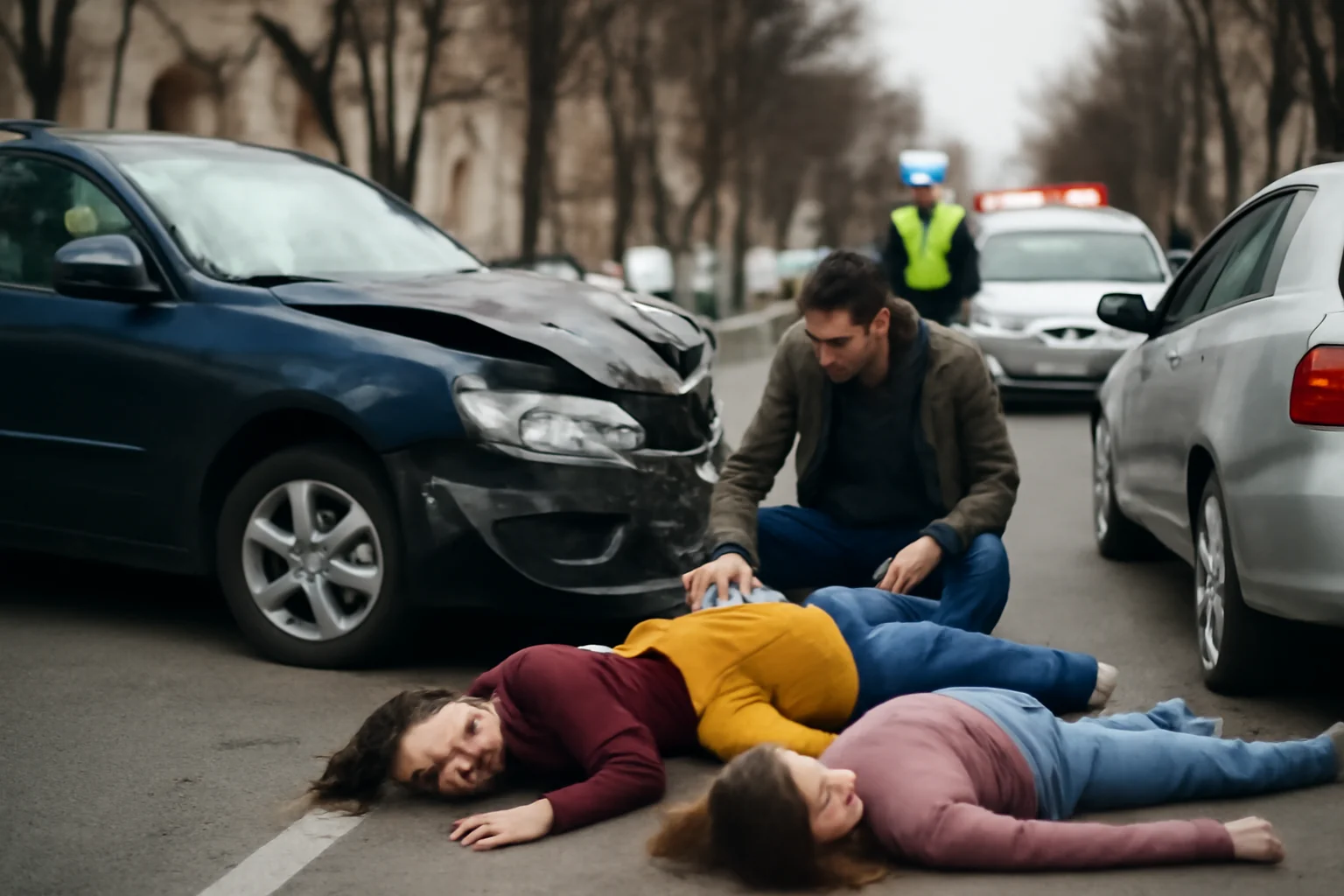 Două tinere rănite într-un accident rutier produs într-o intersecție din Timișoara