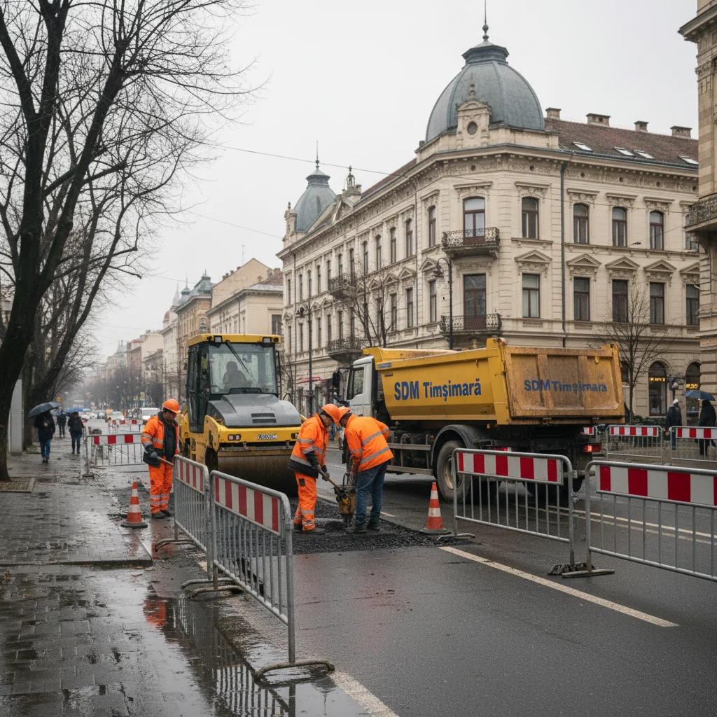 Intervențiile SDM programate azi, 22 ianuarie, pe străzile din Timișoara