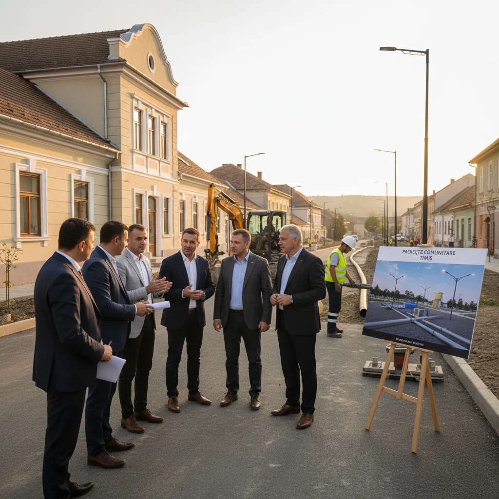 Investiții de peste 81 milioane lei pentru iluminat public, apă și canalizare în județul Timiș, anunțate la Timișoara