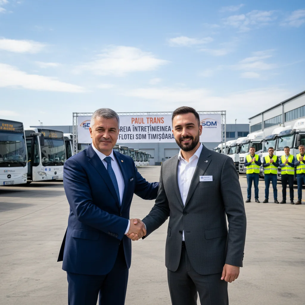 PAUL TRANS va asigura întreținerea flotei SDM Timișoara, după finalizarea licitației
