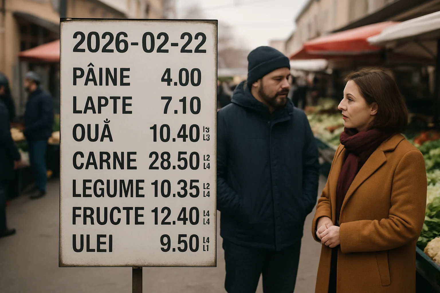 Prețurile zilei în România – 2026-02-22