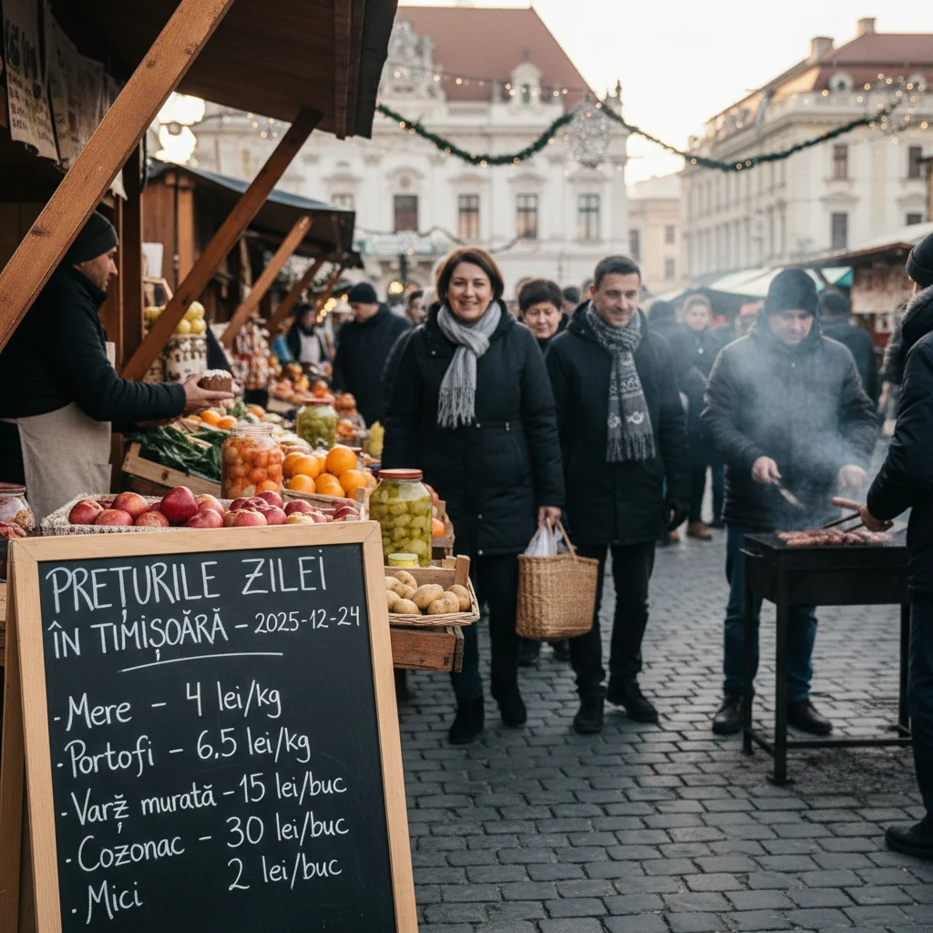 Prețurile zilei în Timisoara – 2025-12-24