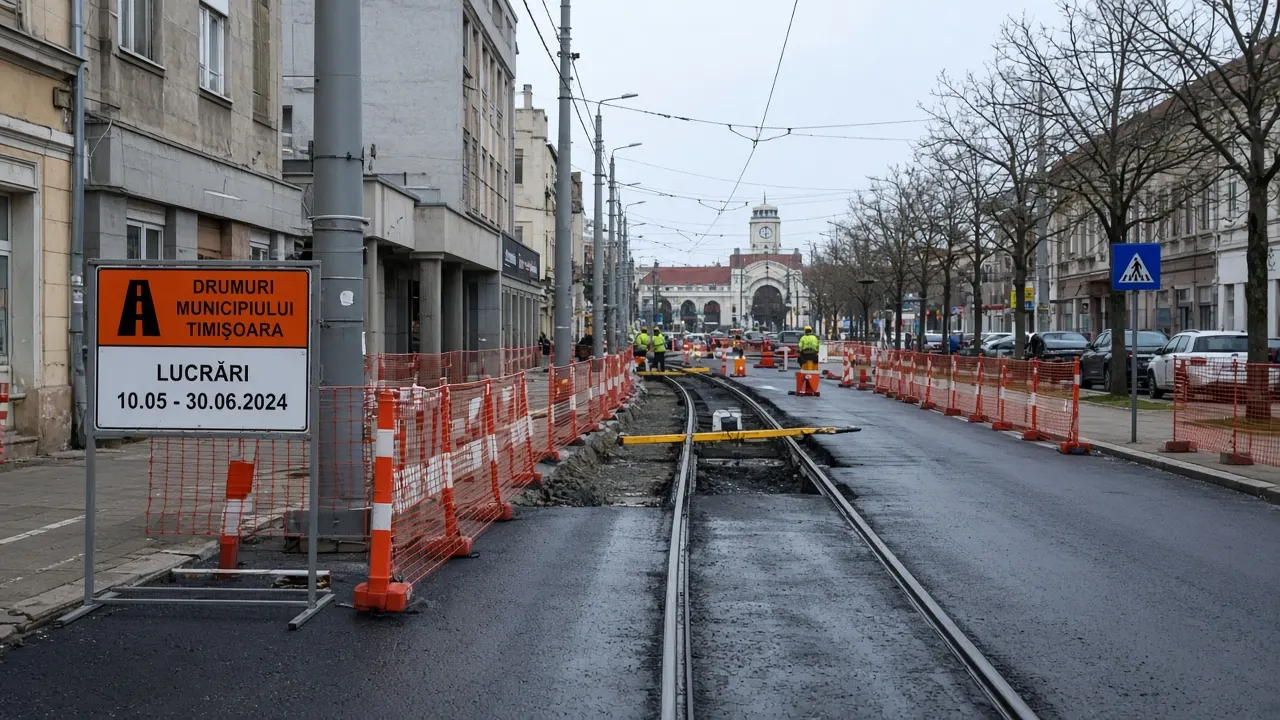 Program de reparații stradale în Timișoara, 22 octombrie