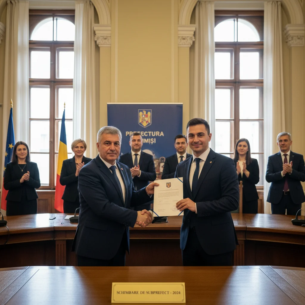 Schimbare de subprefect la Prefectura Timișoara: Liliana Oneț pleacă, Sorin Ionescu revine în funcție