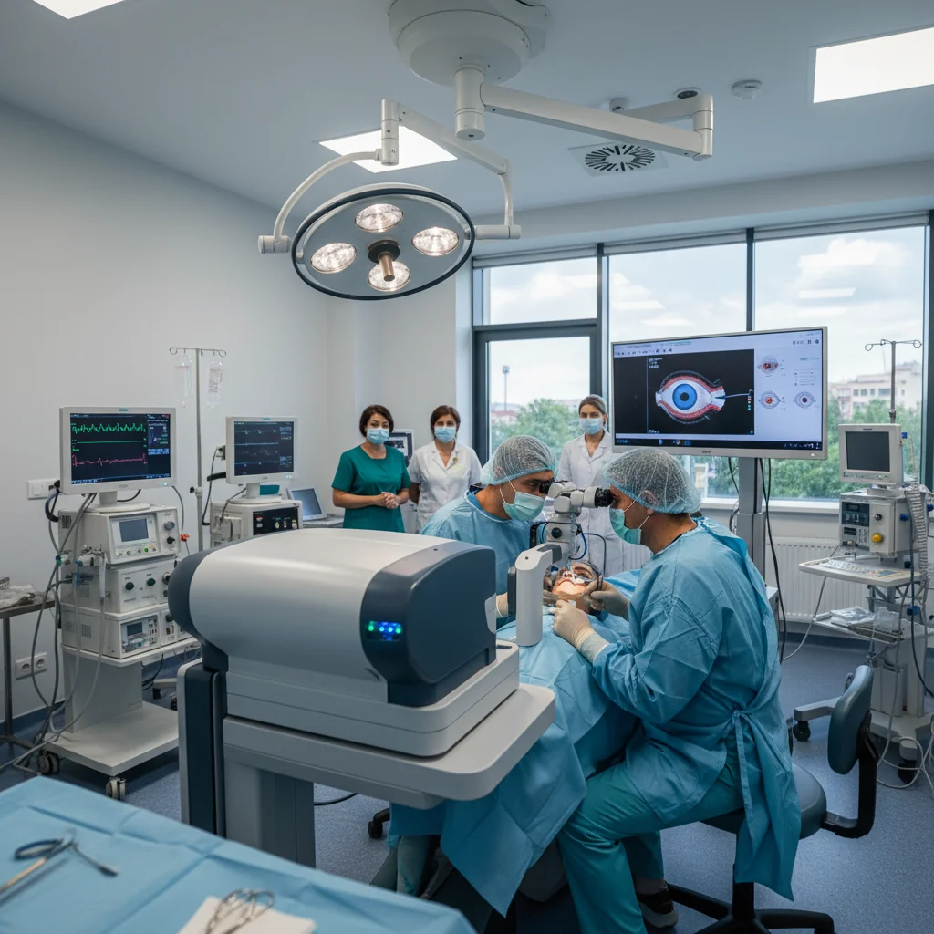 Tehnologie laser modernă pentru tratarea afecțiunilor oculare la Clinica de Oftalmologie a Spitalului Municipal Timișoara