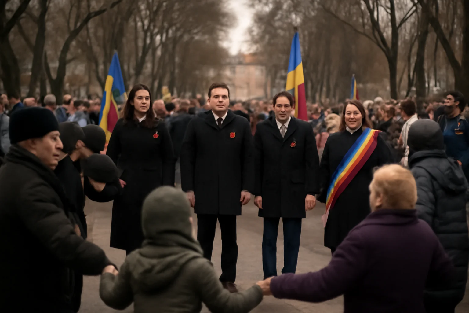 Ziua Micii Uniri marcată la Lugoj prin ceremonie oficială și Hora Unirii în Parcul Poștei